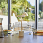 Roby - Lampe De Table Sans Fil - Acier - Blanc
