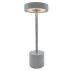 Roby - Lampe De Table Sans Fil - Acier - Gris