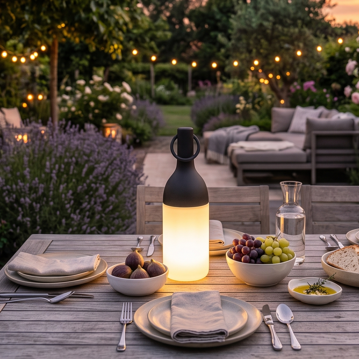 Elo Black - Wireless Lantern - Polypropylene - Black
