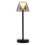 Wireless LED warm white table lamp BEVERLY BLACK H34cm - REDDECO.com