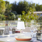 Standy Mini - Lampe De Table Sans Fil - Acier - Crème
