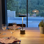 Roby - Lampe De Table Sans Fil - Acier - Gris Anthracite