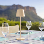 Kelly - Cordless Table Lamp - Steel - Beige