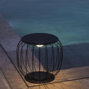 Linterna inalámbrica gris metal blanco LED SUNRISE H40,5 cm - REDDECO.com