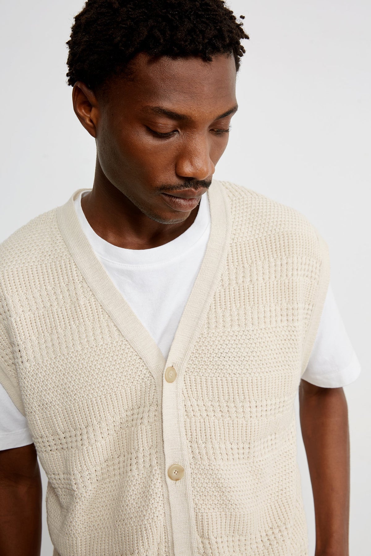 Gilet Sans Manches Lawn Beige