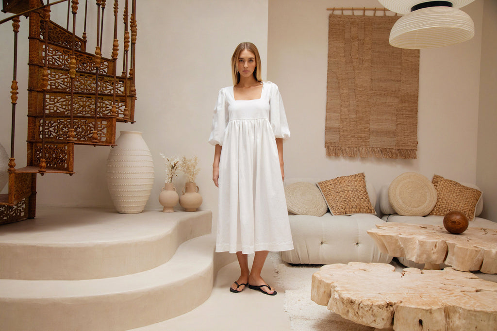 Le Timeo Dress - White