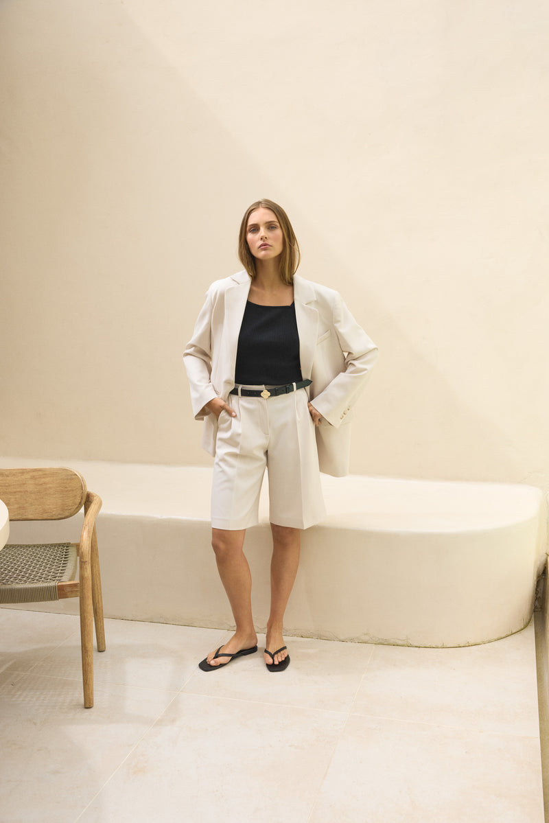 Pantalón corto Le Valerio - Beige
