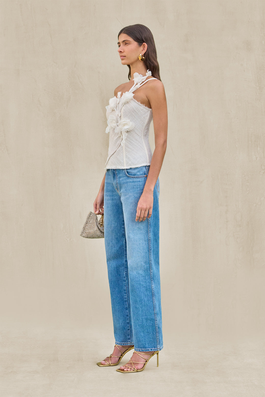 Top Namid - Blanco roto