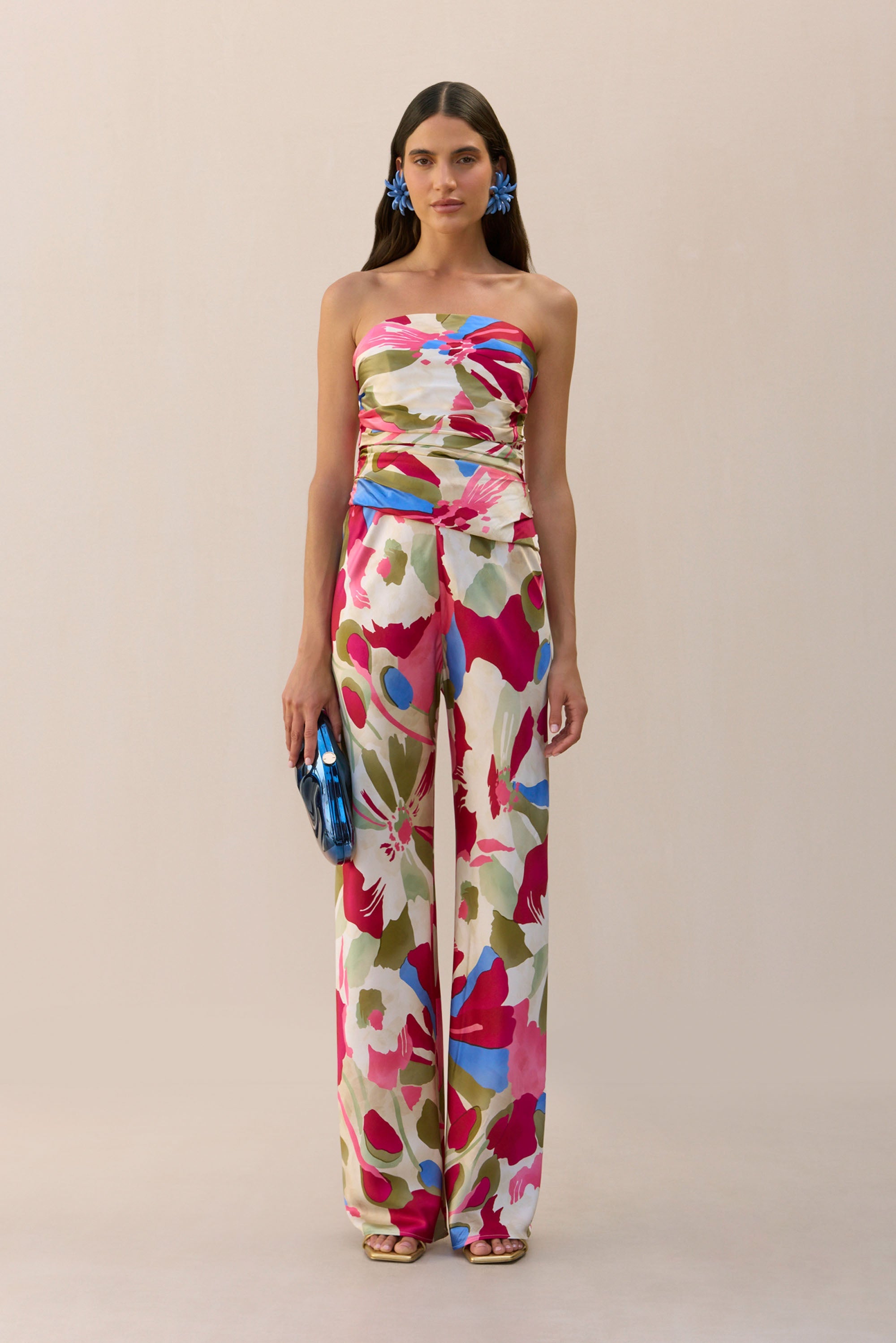 Pantalones Stacie - Roseta floral