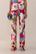 Pantalones Stacie - Roseta floral