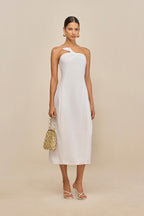 Vestido Araceli - Blanco Óptico