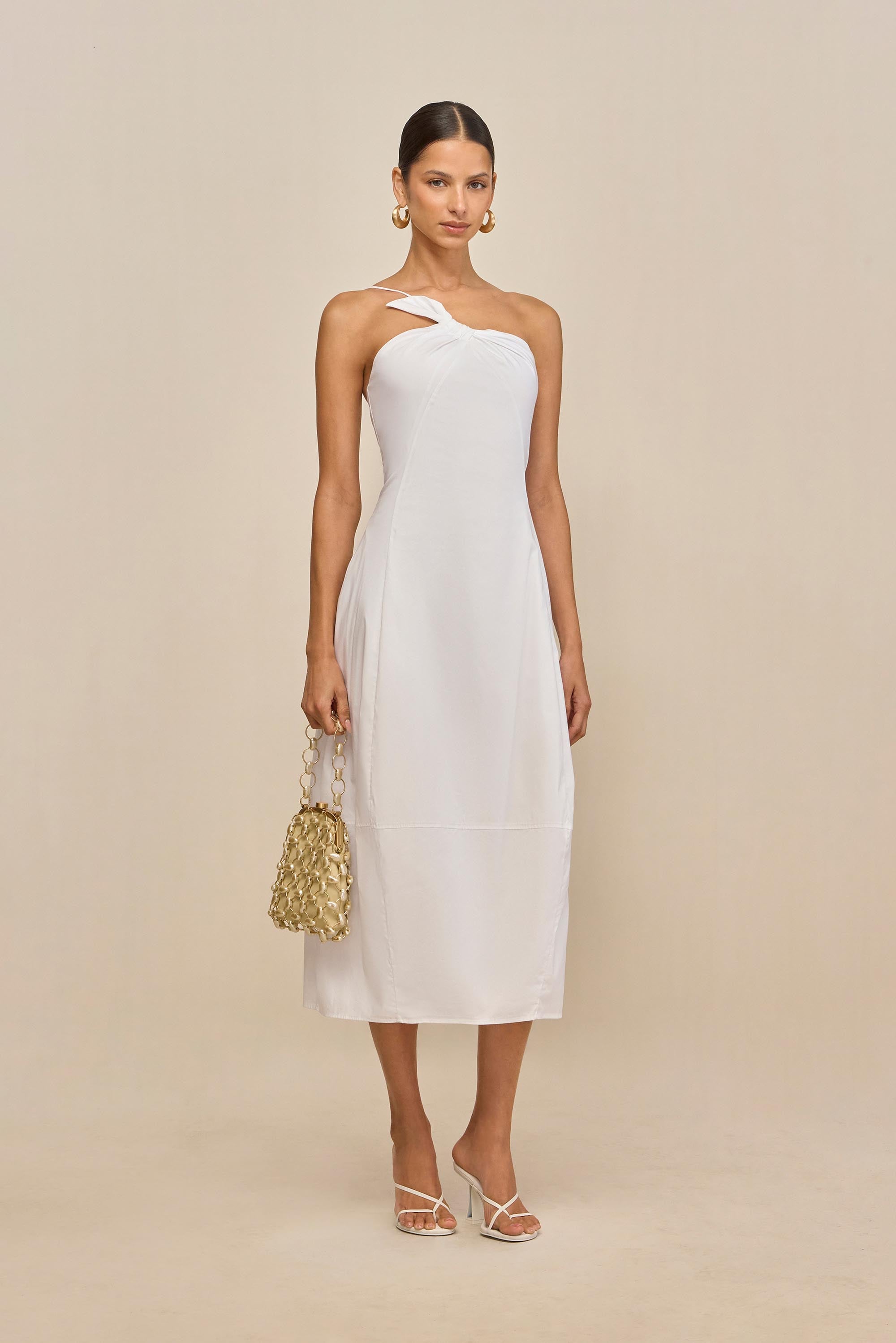 Vestido Araceli - Blanco Óptico