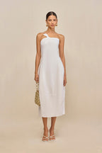 Vestido Araceli - Blanco Óptico