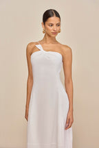 Vestido Araceli - Blanco Óptico