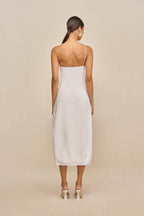 Vestido Araceli - Blanco Óptico