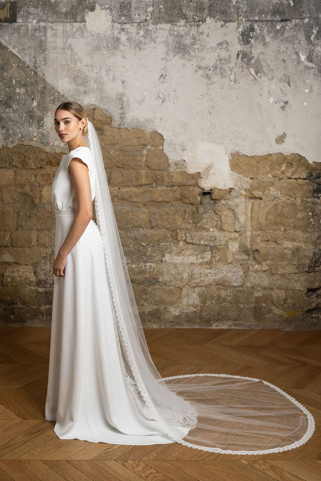 Voile Agathe - Blanc Soie