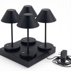 Naomi - Wireless Table Lamp - Steel - Black