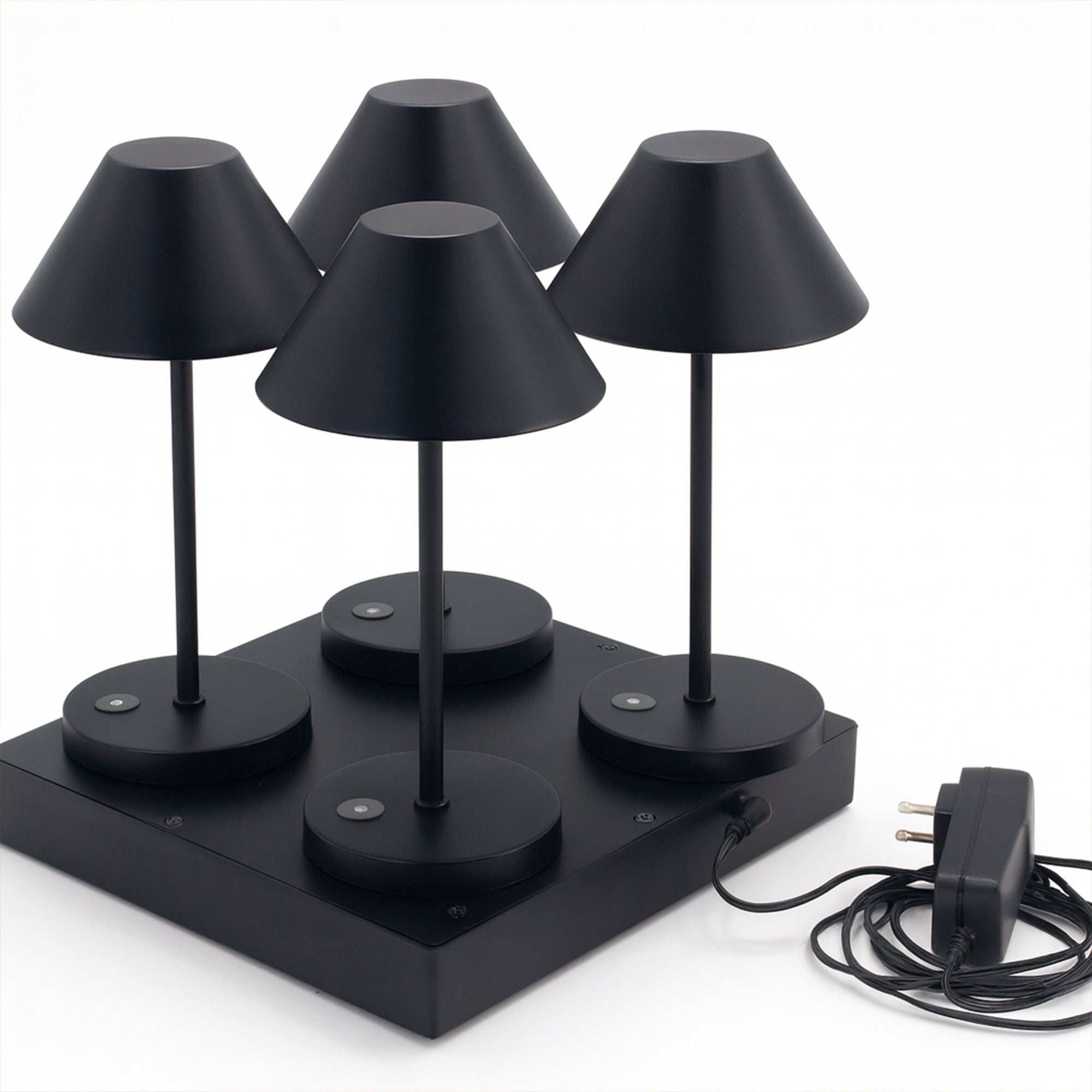 Naomi - Wireless Table Lamp - Steel - Black