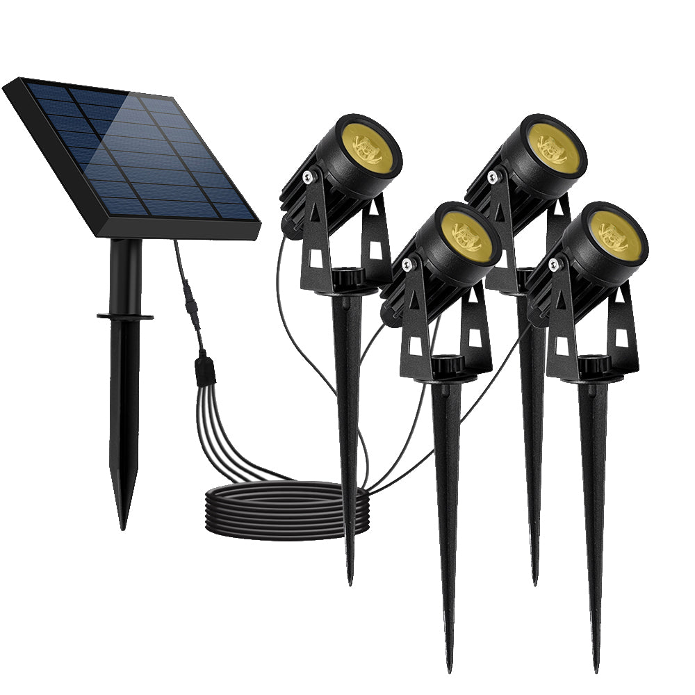 Roundy - Foco Solar - Acero - Negro