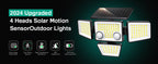 Fairview - Proyector Solar - Plástico - Negro