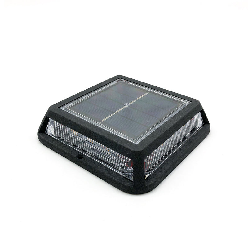 Quadry - Balise Solaire - Acier - Noir