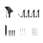 Roundy Mini - Solar Spotlight - Steel - Black