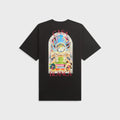 Casablanca Black Tennis Landscape Short Sleeve T-Shirt - Black