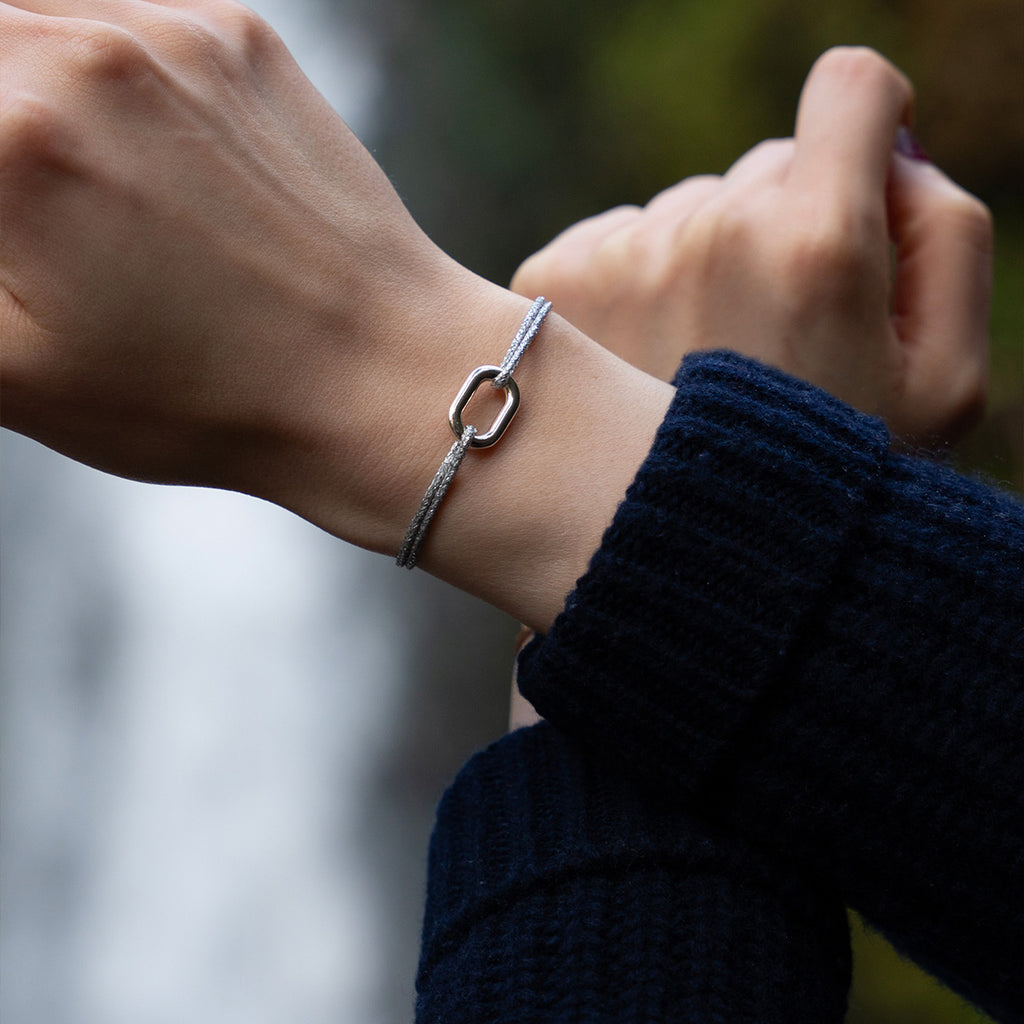 Bracelet Échine - Argenté
