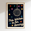 Groovy - Affiche This Kitchen Is For Dancing - Vert