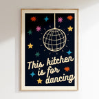 Groovy - Affiche This Kitchen Is For Dancing - Vert