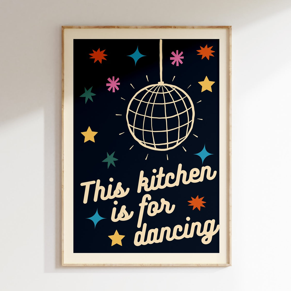 Groovy - Affiche This Kitchen Is For Dancing - Vert