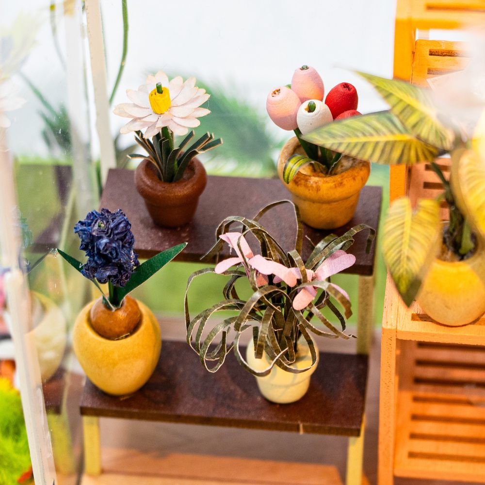 Maison Miniature - Fleur Ensoleillée