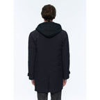 Water-Repellent Canvas Parka - Blue