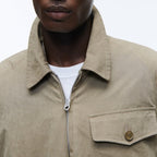 Fursac - Chaqueta de Tela de Algodón Impermeable - Taupe - Hombre