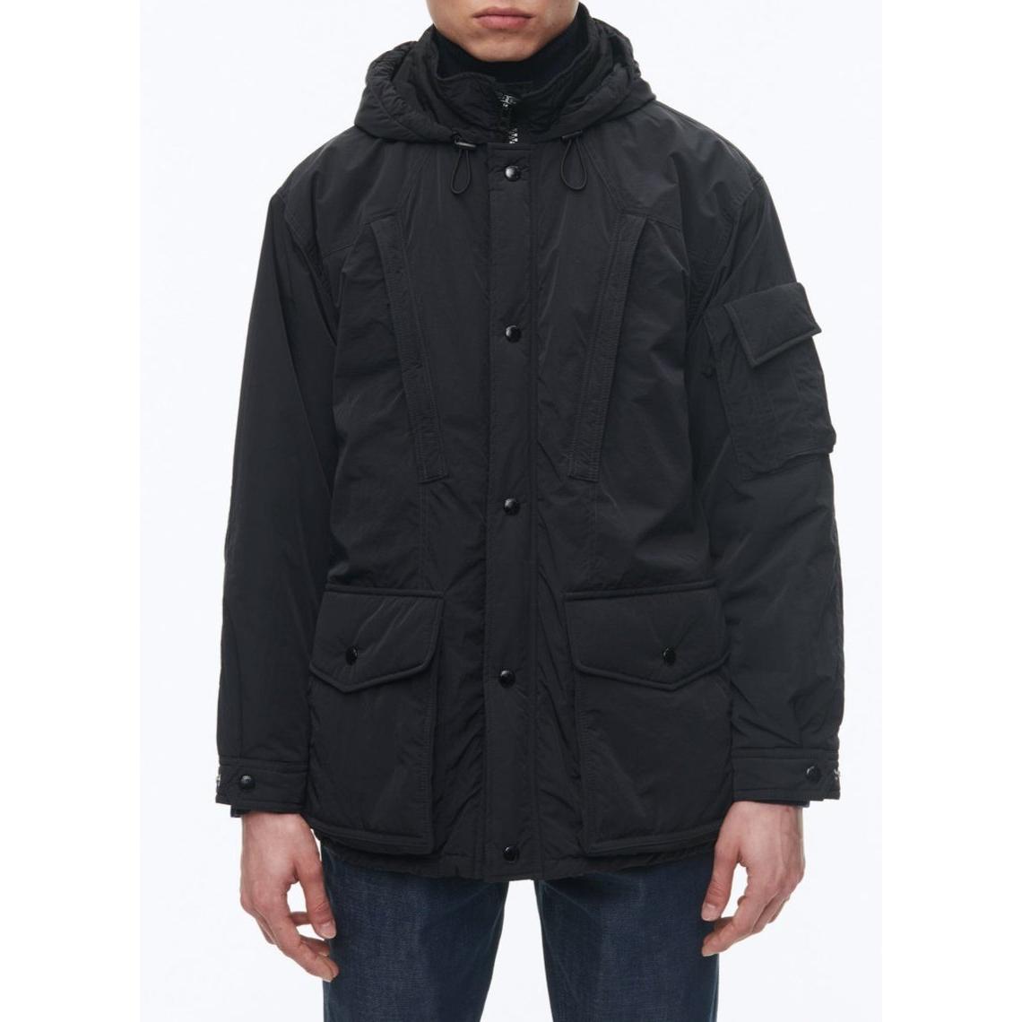 Fursac - Parka En Toile Déperlante - Bleu Marine