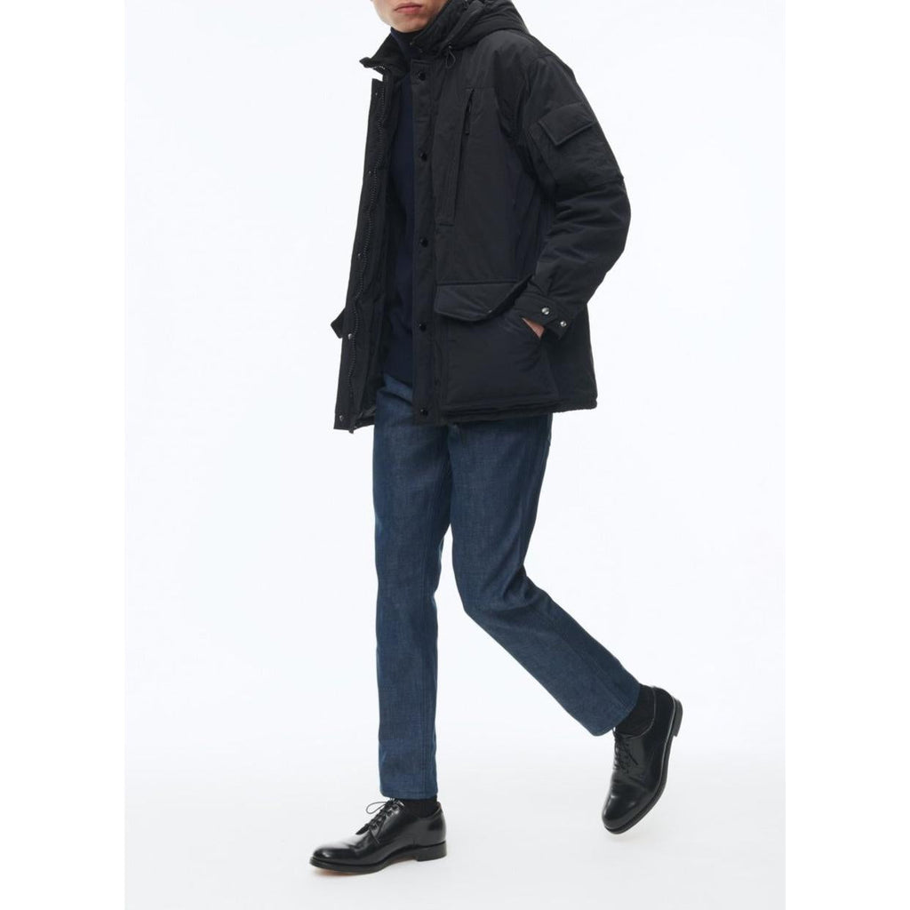 Fursac - Parka En Toile Déperlante - Bleu Marine