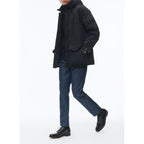 Fursac - Parka En Toile Déperlante - Bleu Marine