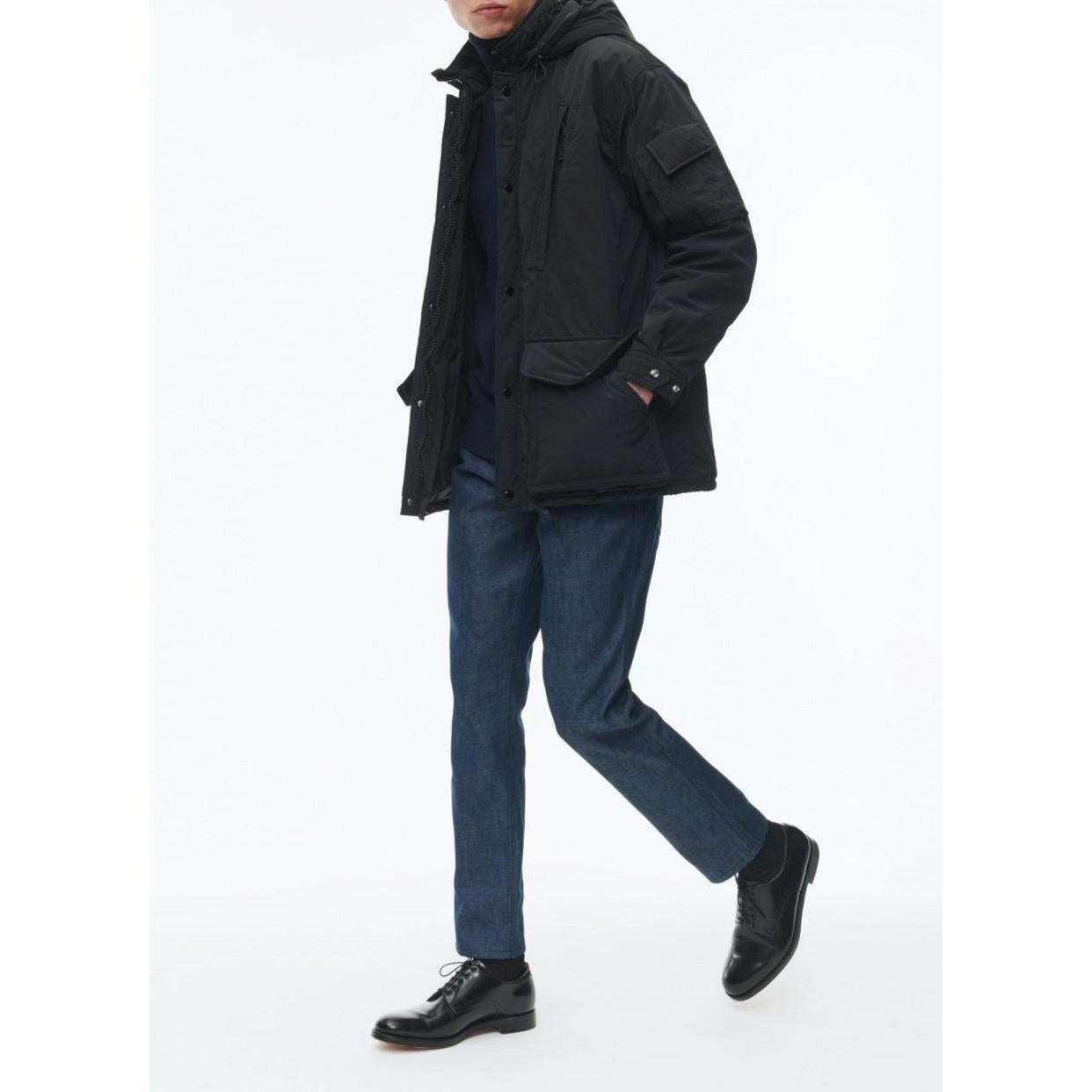 Fursac - Parka En Toile Déperlante - Bleu Marine