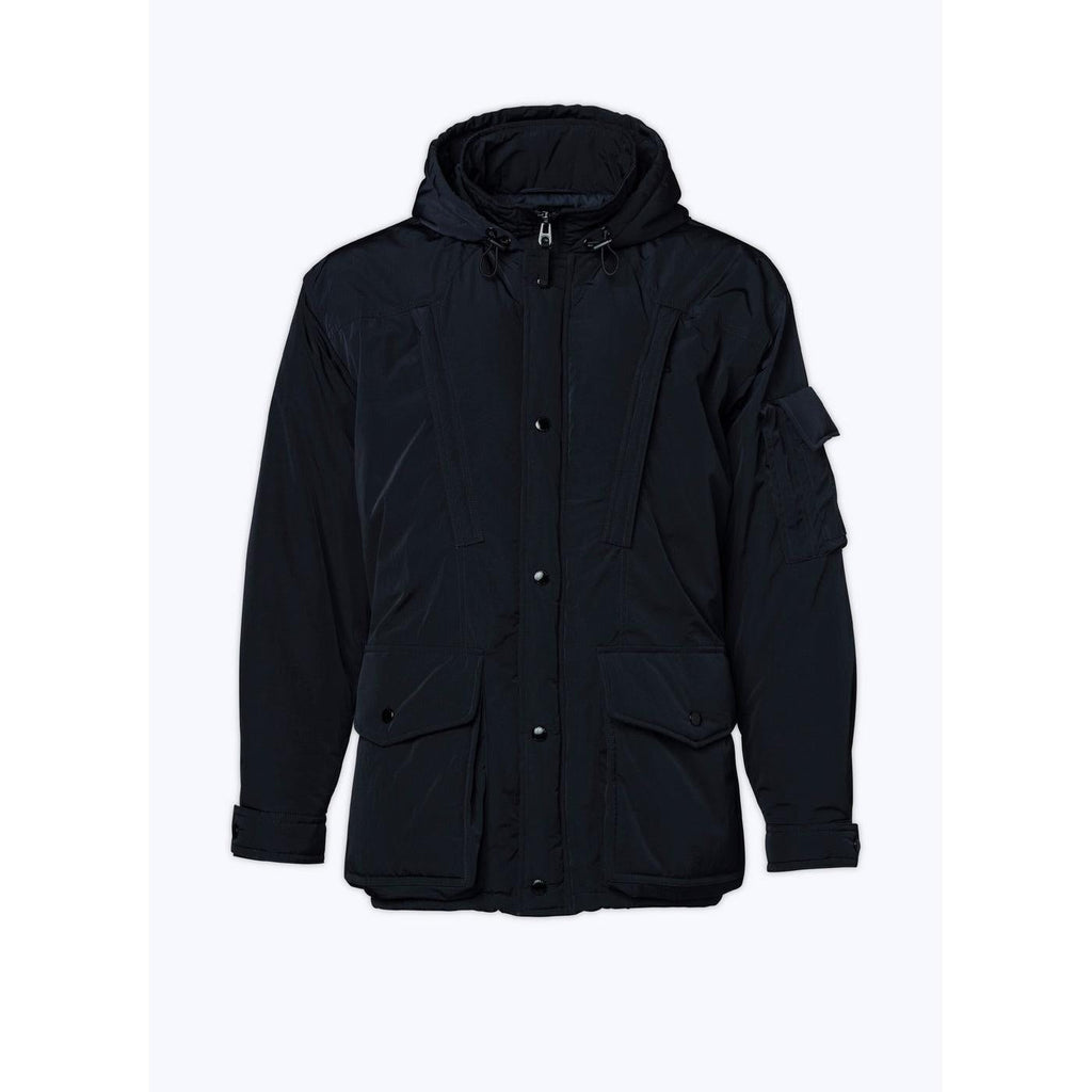 Fursac - Parka En Toile Déperlante - Bleu Marine