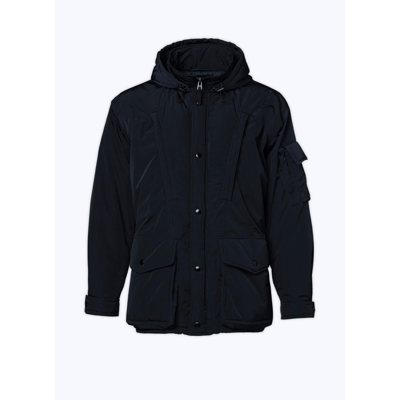 Fursac - Parka En Toile Déperlante - Bleu Marine