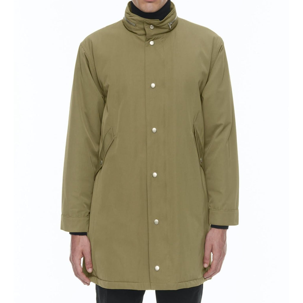 Fursac - Parka Matelassée Fishtail En Twill - Vert Olive
