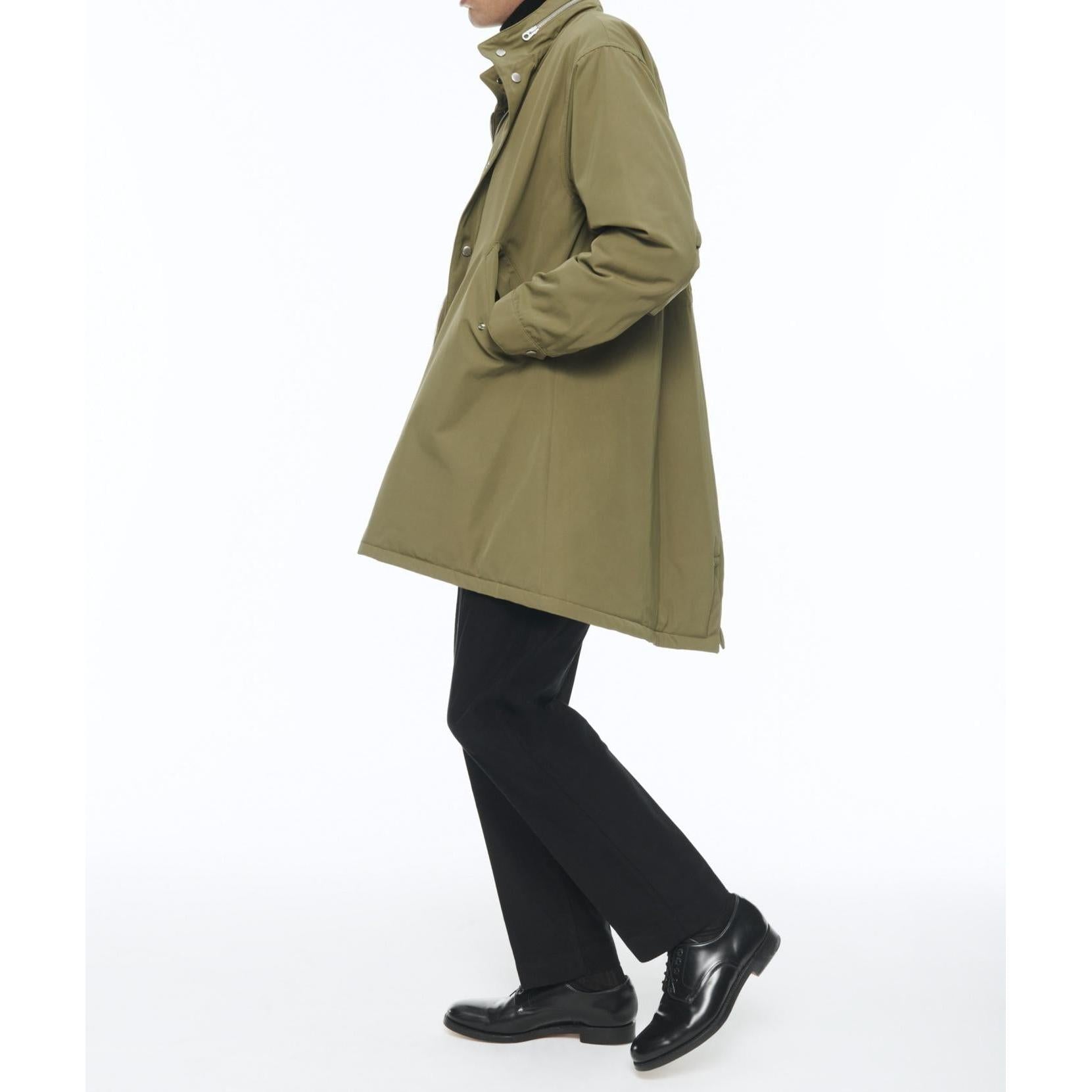 Fursac - Parka Matelassée Fishtail En Twill - Vert Olive