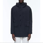 Fursac - Parka Nautique En Toile Technique - Bleu Marine