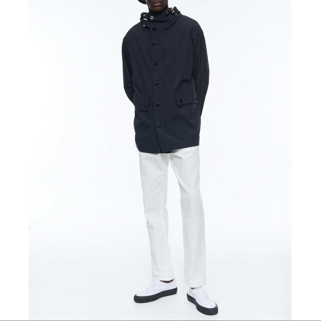 Fursac - Parka Nautique En Toile Technique - Bleu Marine