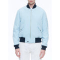 Cazadora bomber de serge técnico - Azul claro