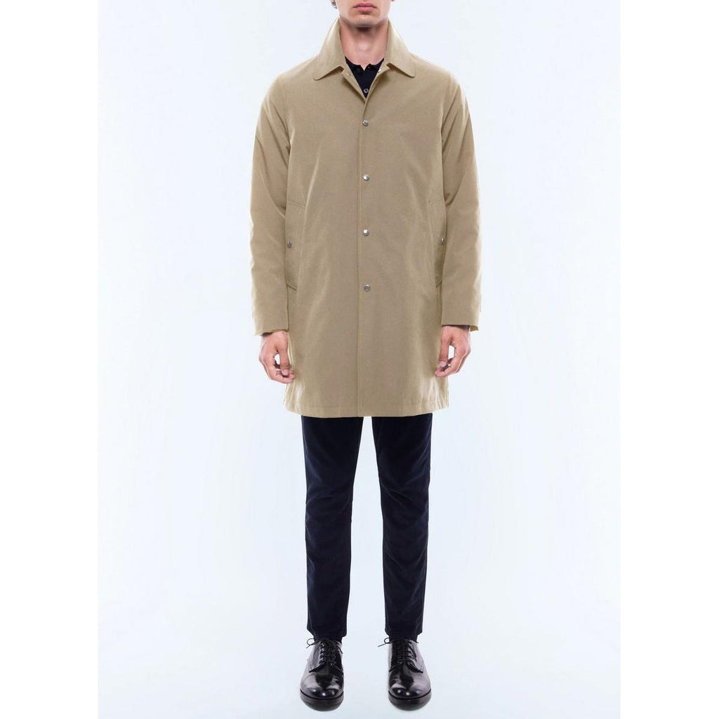 Fursac - Manteau En Tissu Déperlant - Beige