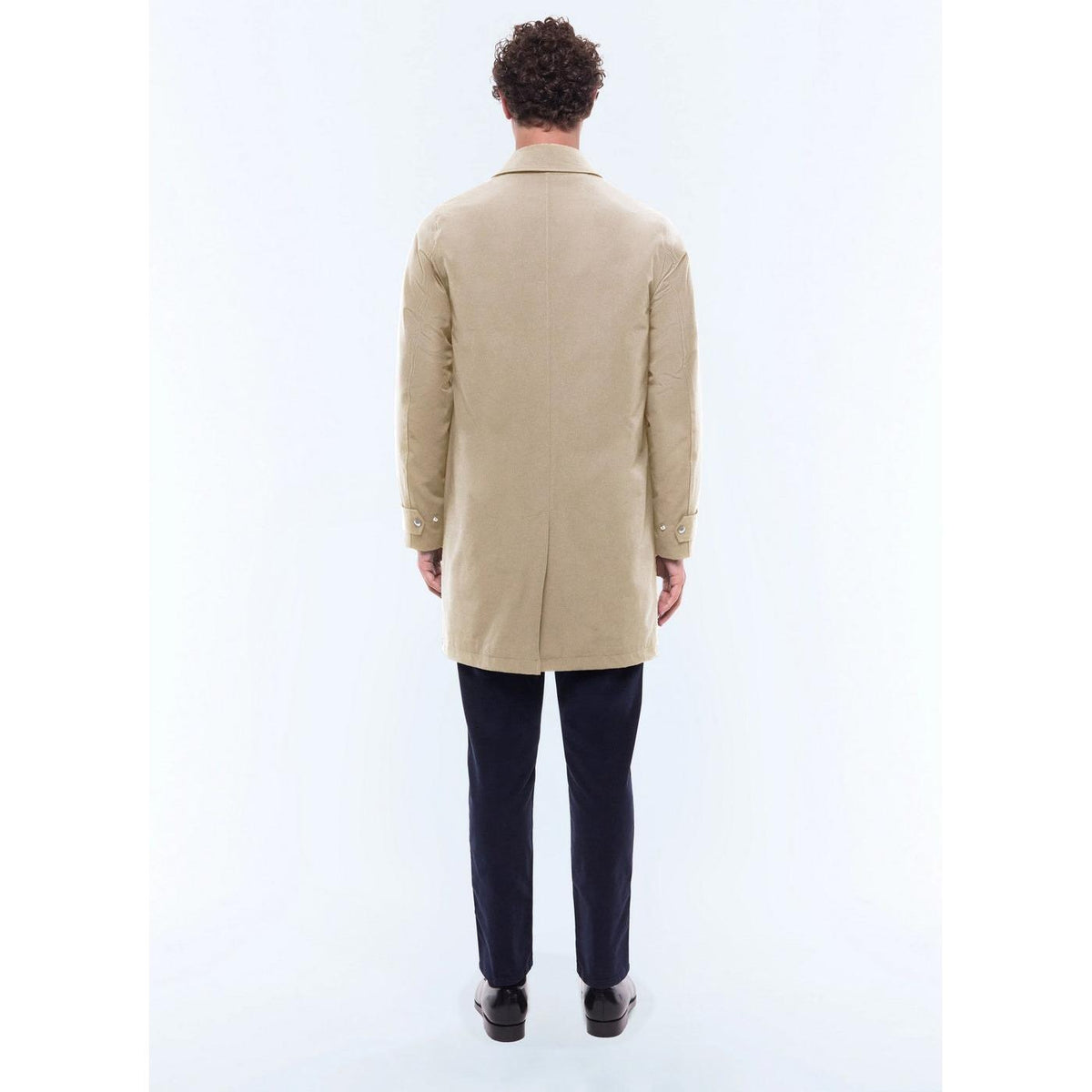 Kappa i vattenavvisande tyg - Beige