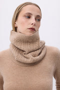 Colsjaal met Kabelpatroon Macha - Crème Beige - Unisex