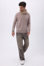 Colsjaal met Kabelpatroon Macha - Crème Beige - Unisex