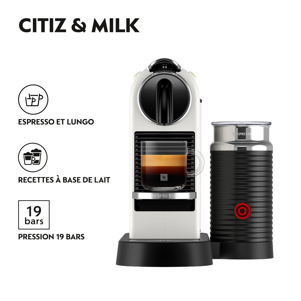 Koffiezetapparaat - Citiz + Aeroccino - Wit